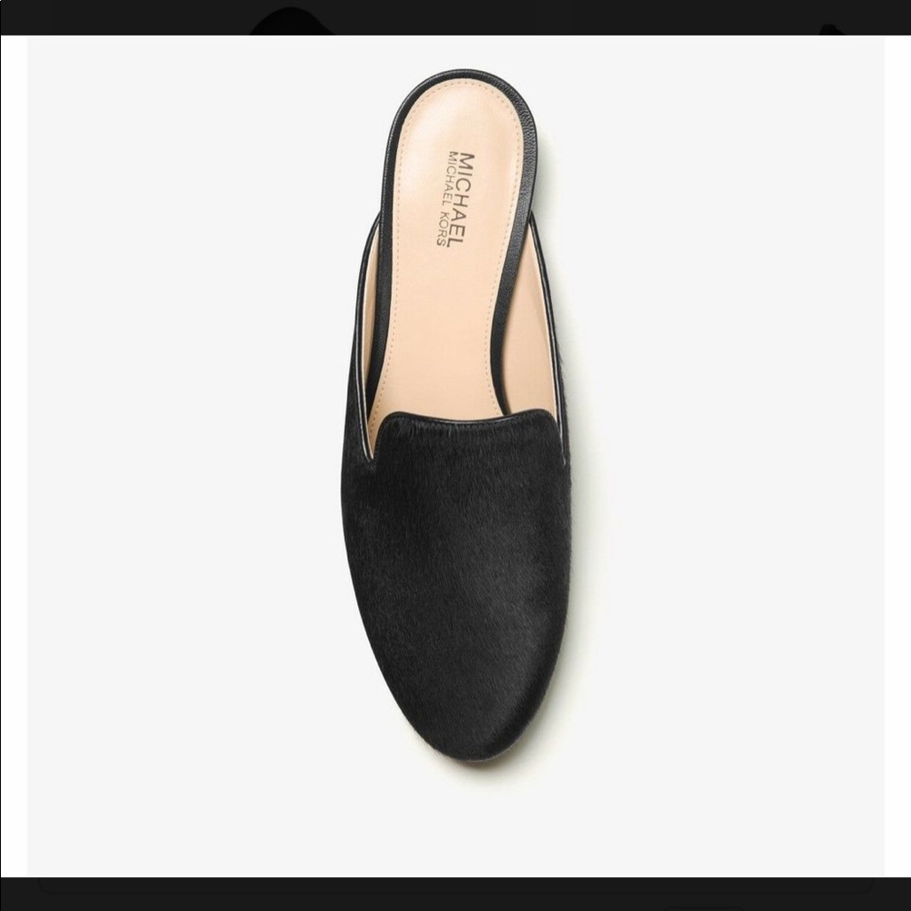 Michael Kors Natasha Calf Hair Slides